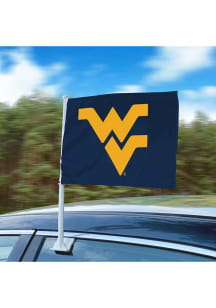 Sports Licensing Solutions West Virginia Mountaineers Team Logo Car Flag - Navy Blue