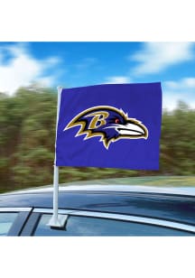 Sports Licensing Solutions Baltimore Ravens Team Logo Car Flag - Purple