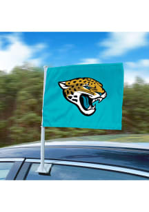 Sports Licensing Solutions Jacksonville Jaguars Team Logo Car Flag - Teal