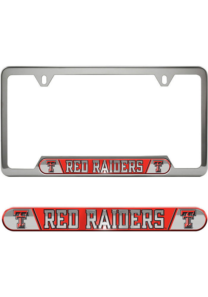 Texas Tech Red Raiders Embossed License Frame