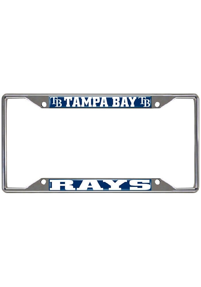 Tampa Bay Rays Chrome Color Hitch Cover