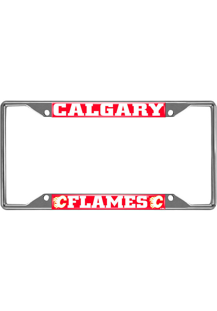 Calgary Flames Logo License Frame