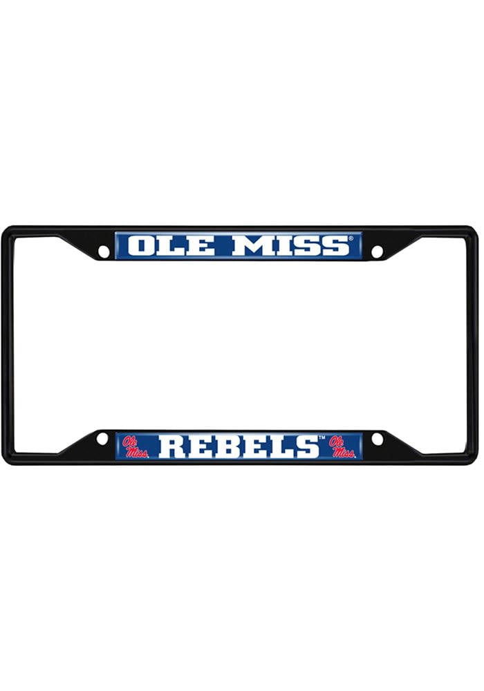 Ole Miss Rebels License Frame- Ole Miss Logo License Plate Holder