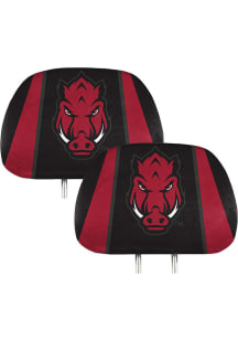 Sports Licensing Solutions Arkansas Razorbacks Printed Auto Head Rest Cover - Red
