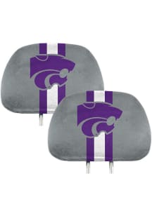 Sports Licensing Solutions K-State Wildcats Printed Auto Head Rest Cover - Purple