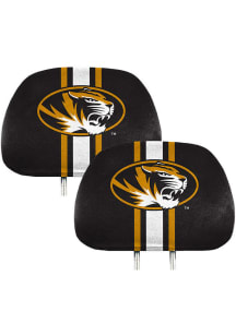 Missouri Tigers Printed Auto Head Rest Cover - Yellow