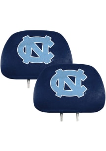 North Carolina Tar Heels Printed Auto Head Rest Cover - Blue