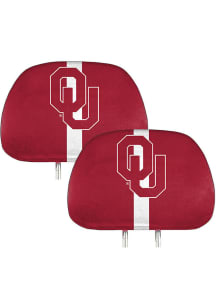 Sports Licensing Solutions Oklahoma Sooners Printed Auto Head Rest Cover - Crimson