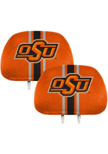 Oklahoma State Cowboys Printed Auto Head Rest Cover - Orange