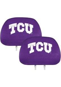 Sports Licensing Solutions TCU Horned Frogs Printed Auto Head Rest Cover - Purple