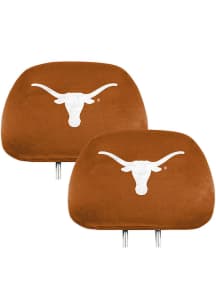 Sports Licensing Solutions Texas Longhorns Printed Auto Head Rest Cover - Burnt Orange