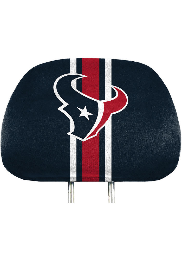 Sports Licensing Solutions Houston Texans Printed Auto Head Rest Cover - Blue