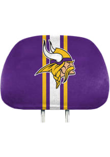 Sports Licensing Solutions Minnesota Vikings Printed Auto Head Rest Cover - Purple