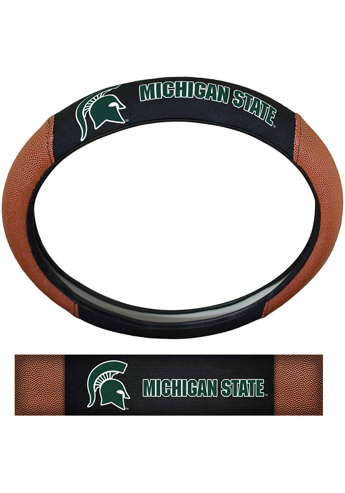 Michigan State Spartans Sports Grip Auto Steering Wheel Cover