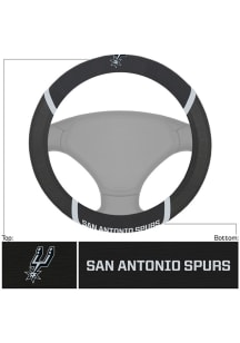 San Antonio Spurs Logo Auto Steering Wheel Cover