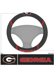 Georgia Bulldogs Logo Auto Steering Wheel Cover