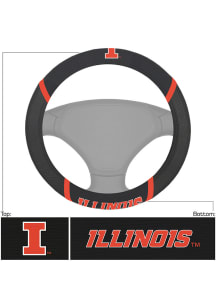 Illinois Fighting Illini Logo Auto Steering Wheel Cover