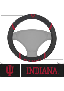 Indiana Hoosiers Logo Auto Steering Wheel Cover