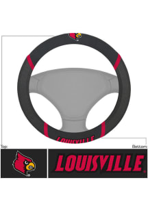 Louisville Cardinals Logo Auto Steering Wheel Cover