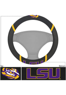 LSU Tigers Logo Auto Steering Wheel Cover