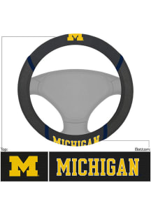 Michigan Wolverines Logo Auto Steering Wheel Cover