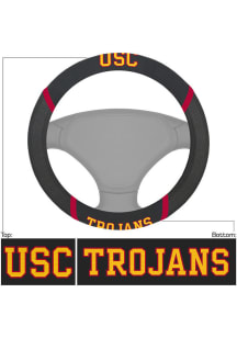 USC Trojans Logo Auto Steering Wheel Cover