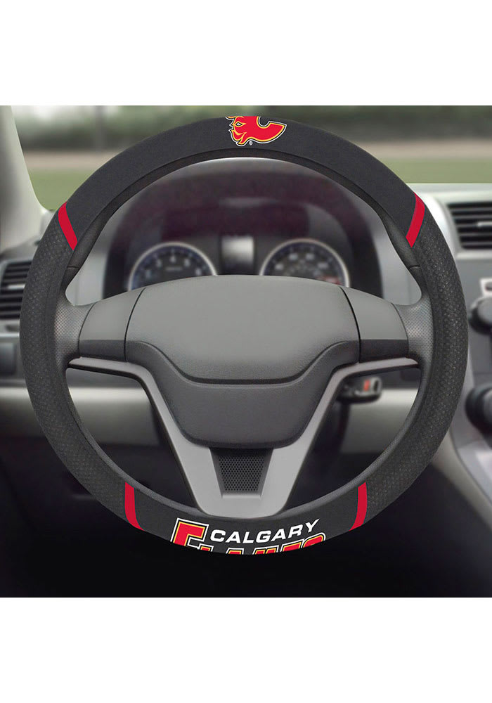 Calgary Flames Logo Auto Steering Wheel Cover