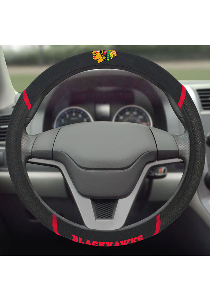 Chicago Blackhawks Logo Auto Steering Wheel Cover