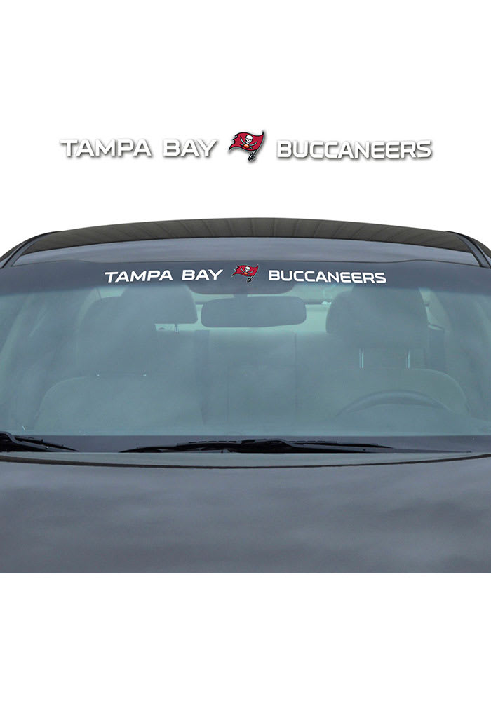Sports Licensing Solutions Tampa Bay Buccaneers Windshield Auto Decal - White