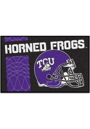 TCU Horned Frogs 19x30 Uniform Starter Interior Rug