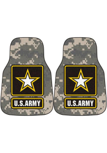 Sports Licensing Solutions Army 2-Piece Carpet Car Mat - Grey