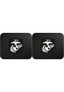 Sports Licensing Solutions Marine Corps 2-Piece 14x17 Utility Car Mat - Black