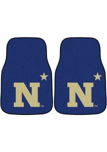Sports Licensing Solutions Navy Midshipmen 2-Piece Carpet Car Mat - Navy Blue