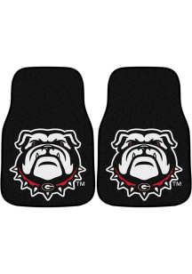 Sports Licensing Solutions Georgia Bulldogs 2-Piece Carpet Car Mat - Black