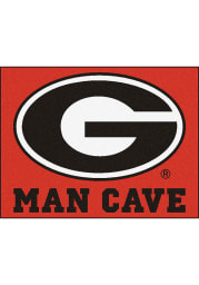 Georgia Bulldogs 34x42 Man Cave All Star Interior Rug