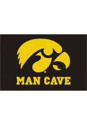 Iowa Hawkeyes 19x30 Man Cave Starter Interior Rug