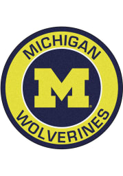 Michigan Wolverines 27 Roundel Interior Rug