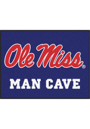 Ole Miss Rebels 34x42 Man Cave All Star Interior Rug
