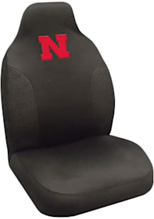 Sports Licensing Solutions Nebraska Cornhuskers Team Logo Car Seat Cover - Black