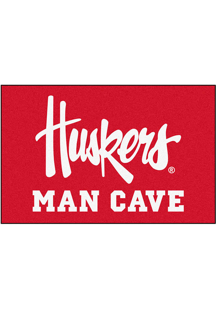 Nebraska Cornhuskers 19x30 Man Cave Starter Interior Rug
