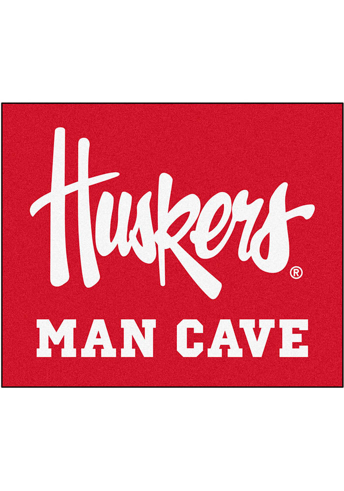 Nebraska Cornhuskers 60x71 Man Cave Tailgater Mat Outdoor Mat