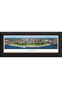 Blakeway Panoramas St Louis St Louis Skyline at Night Panoramic Deluxe Framed Posters