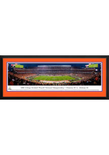 Blakeway Panoramas Clemson Tigers 2018 College Football National Championship Game Deluxe Framed P..