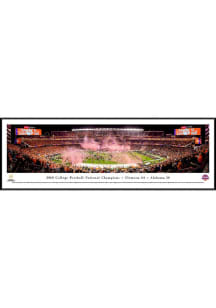 Blakeway Panoramas Clemson Tigers 2018 College Football National Champions Standard Framed Poste..