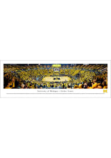 Blakeway Panoramas Michigan Wolverines Basketball Unframed Poster