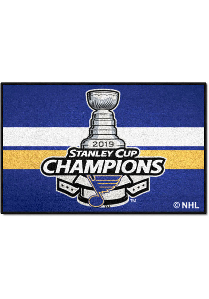 St Louis Blues 2019 Stanley Cup Champions 19x30 Starter Interior Rug