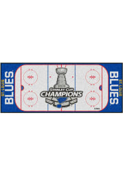 St Louis Blues 2019 Stanley Cup Champions 30x72 Rink Runner Interior Rug