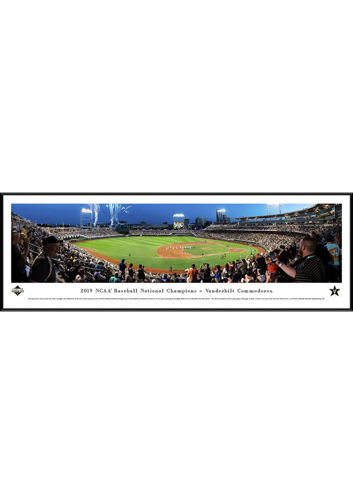 Vanderbilt Commodores 2019 NCAA World Series Champions Standard Framed Posters
