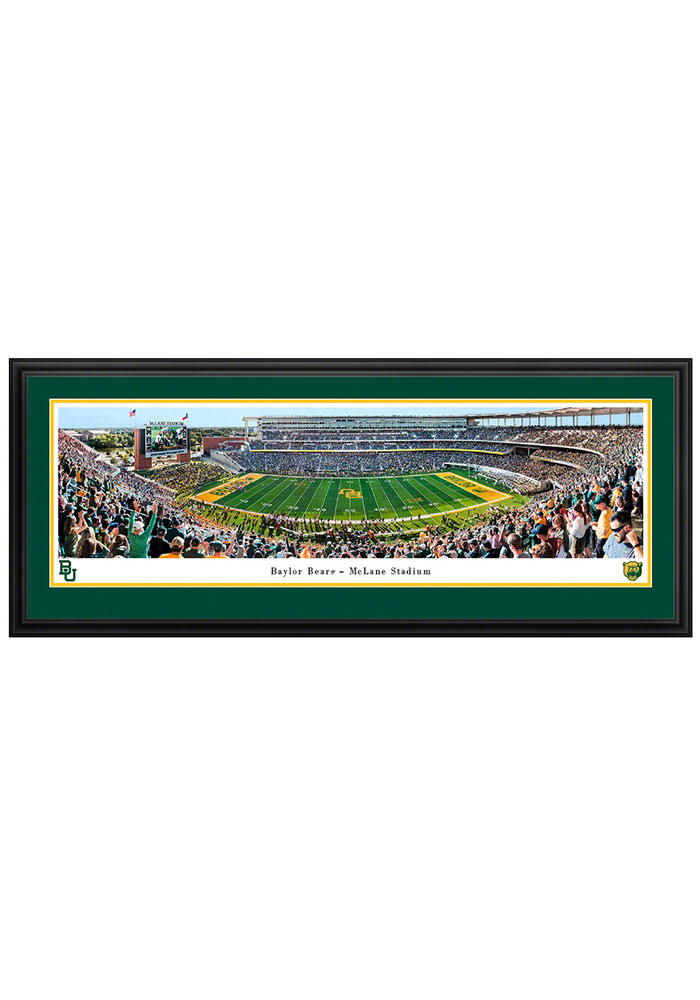 Baylor Bears McLane Stadium Panorama Deluxe Framed Posters