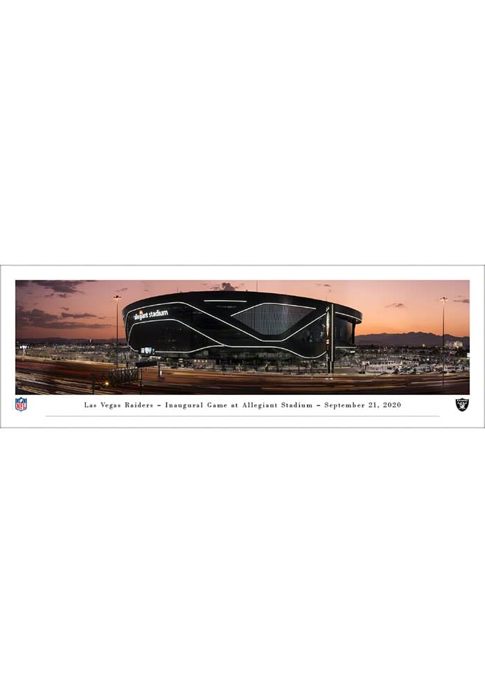 Las Vegas Raiders Framed Panoramic Poster - Allegiant Stadium Picture